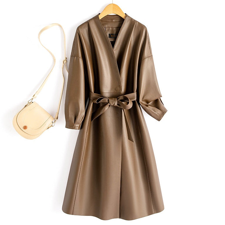 Rayanna Leather Blazer Dress