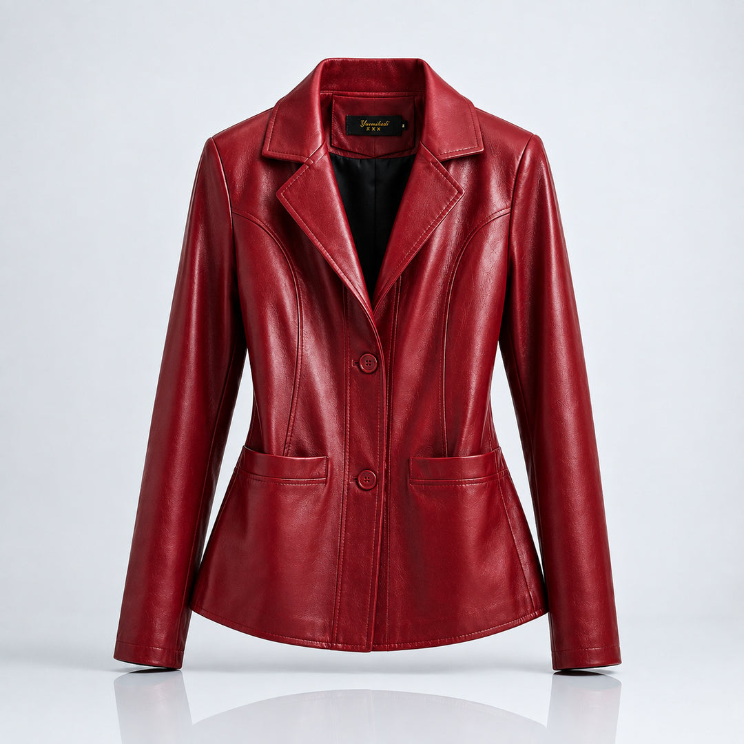 Valentina Leather Blazer