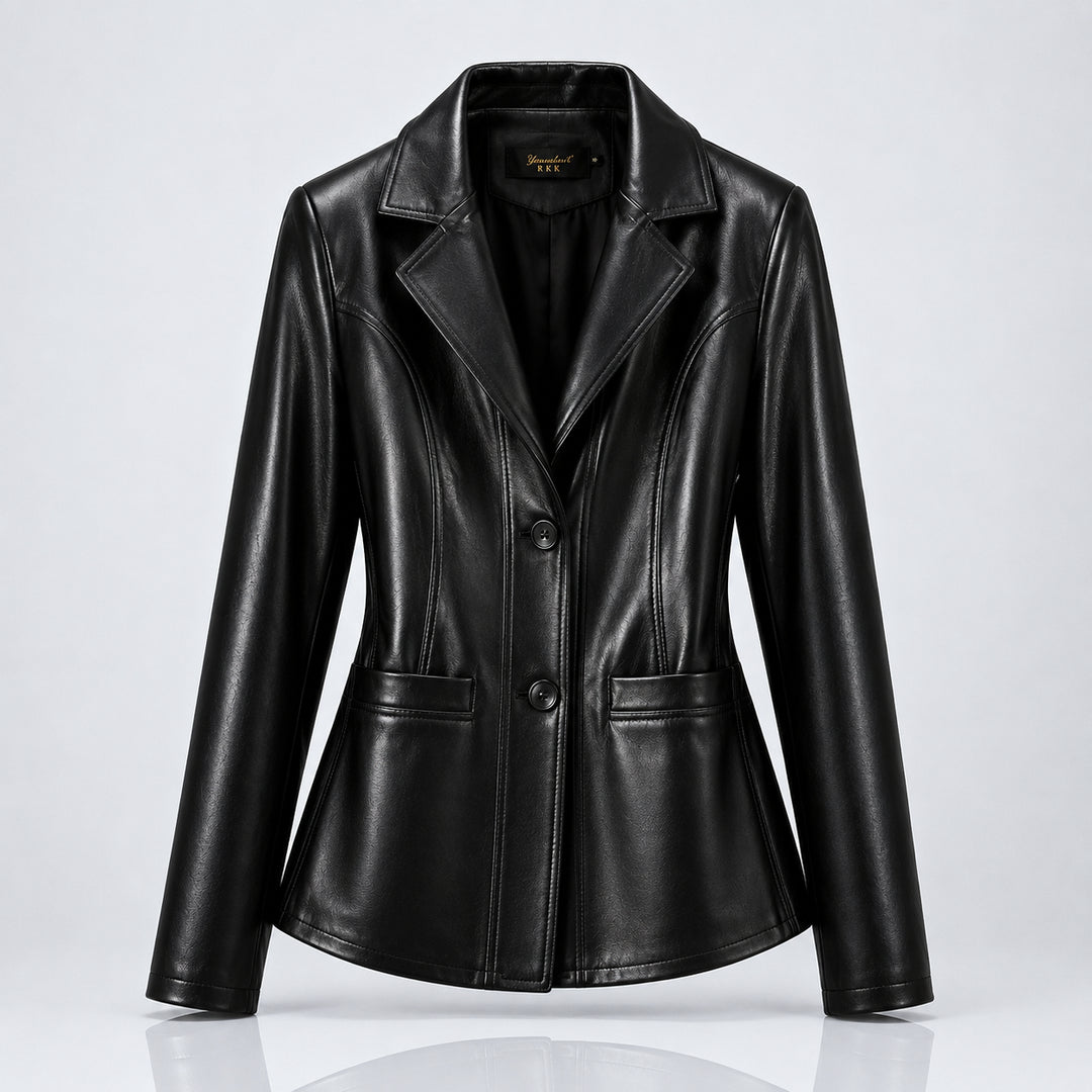 Valentina Leather Blazer