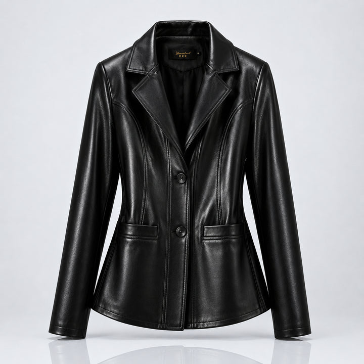 Valentina Leather Blazer