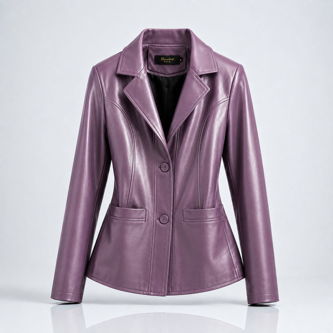 Valentina Leather Blazer