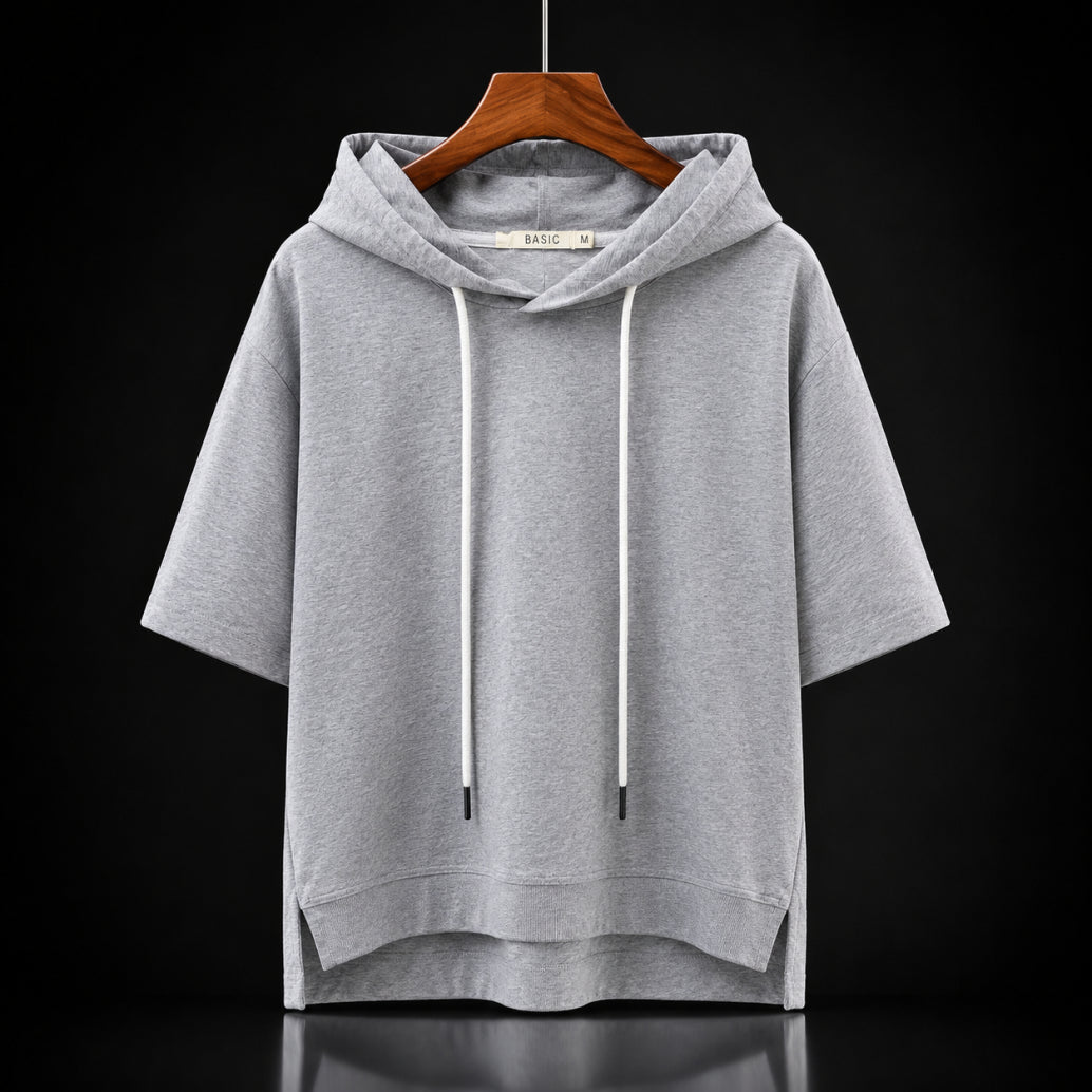 Willow Cotton Half Sleeve Hoodie
