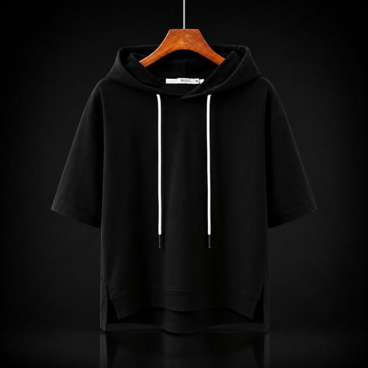 Willow Cotton Half Sleeve Hoodie
