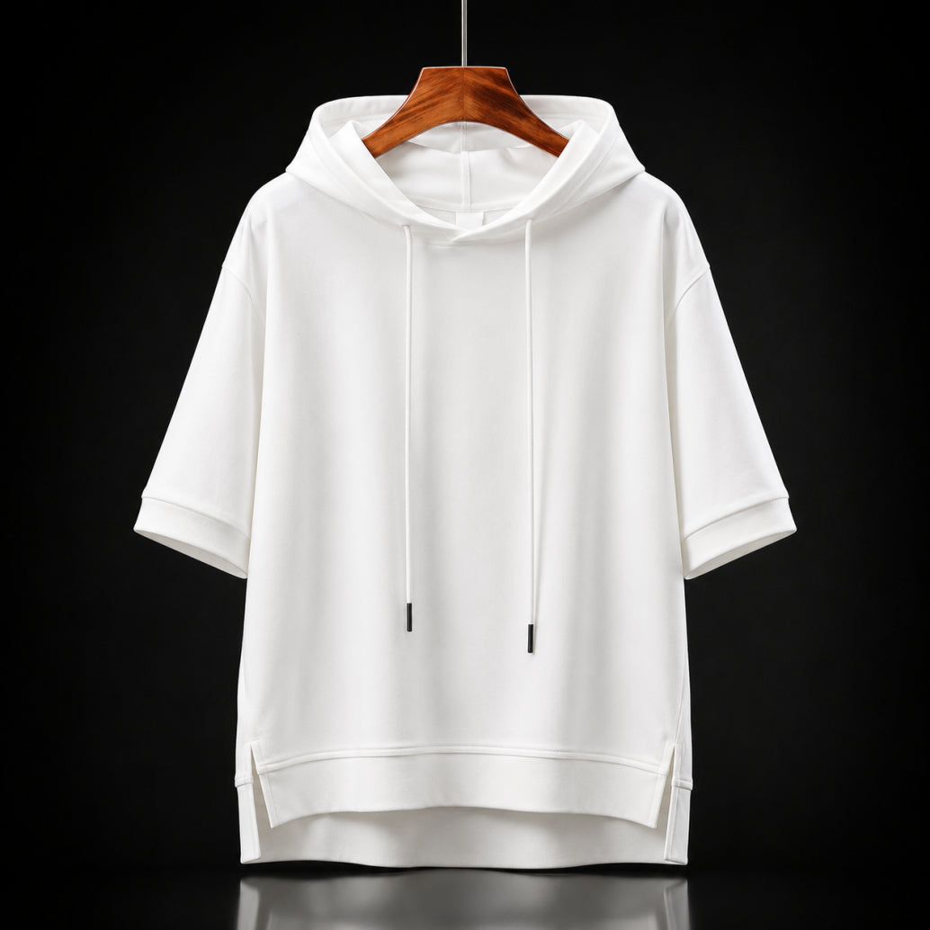 Willow Cotton Half Sleeve Hoodie