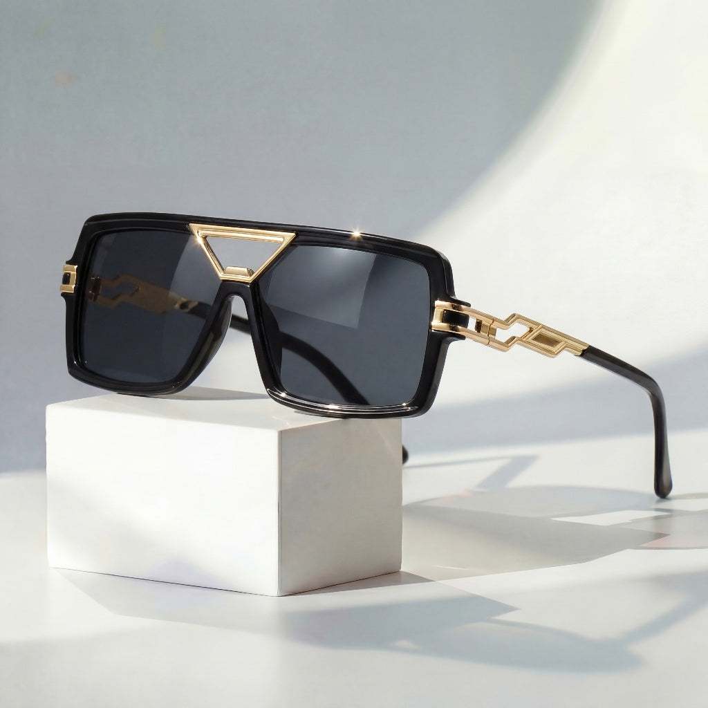 Raven Chain Link Sunglasses