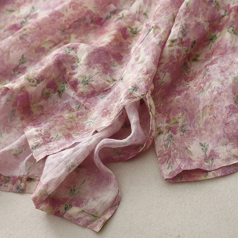 Aurelia Linen Blouse