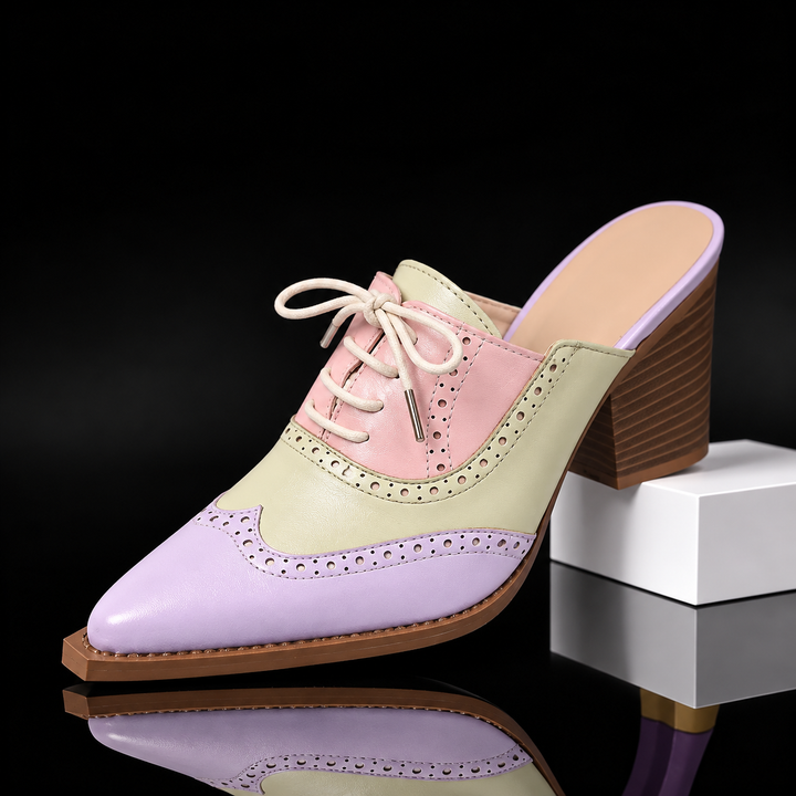 Savannah Brogue Heels