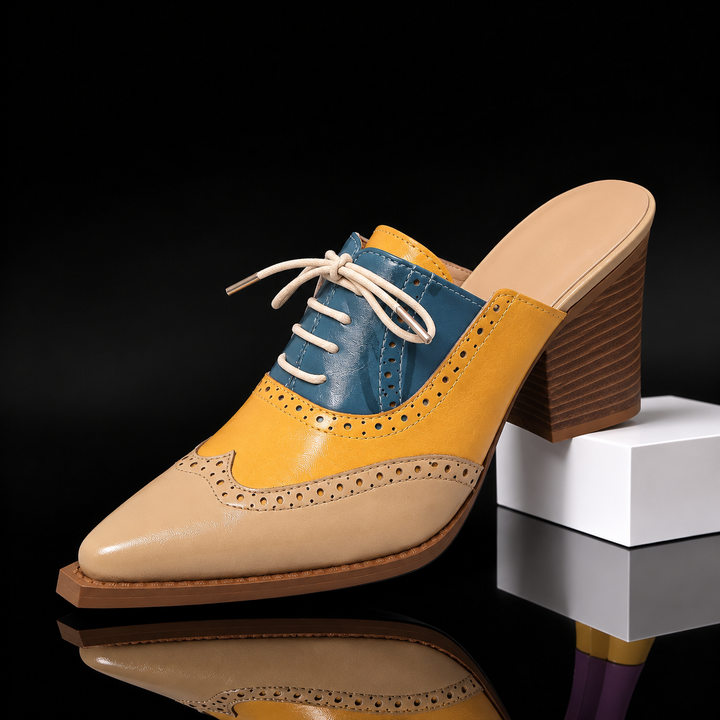 Savannah Brogue Heels