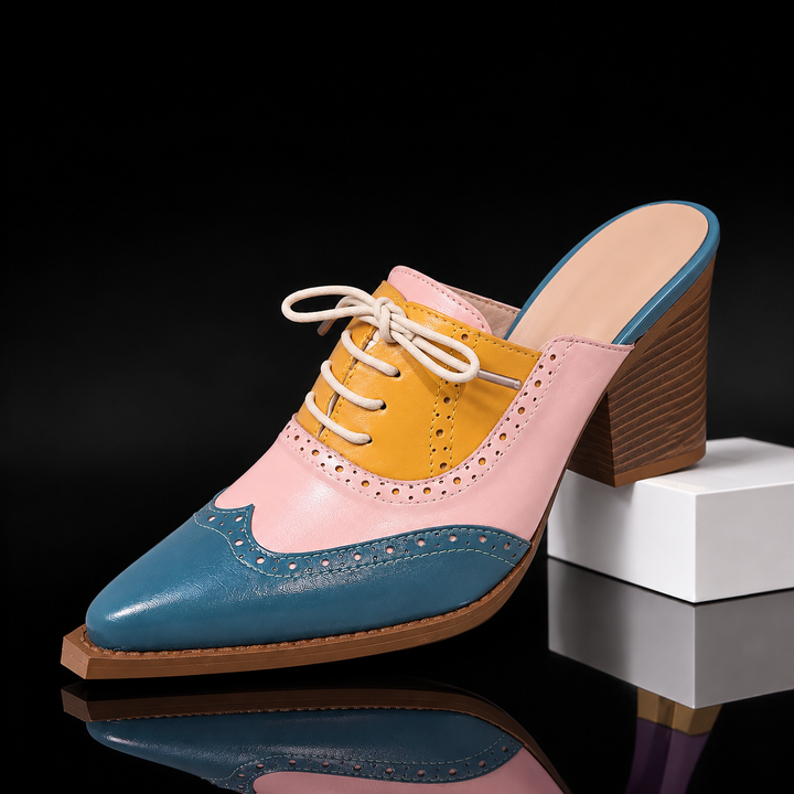 Savannah Brogue Heels