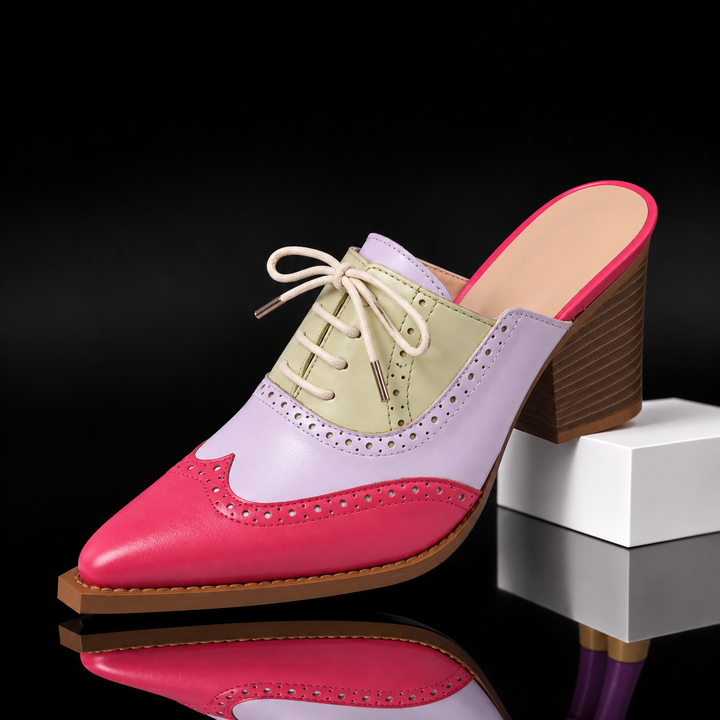 Savannah Brogue Heels
