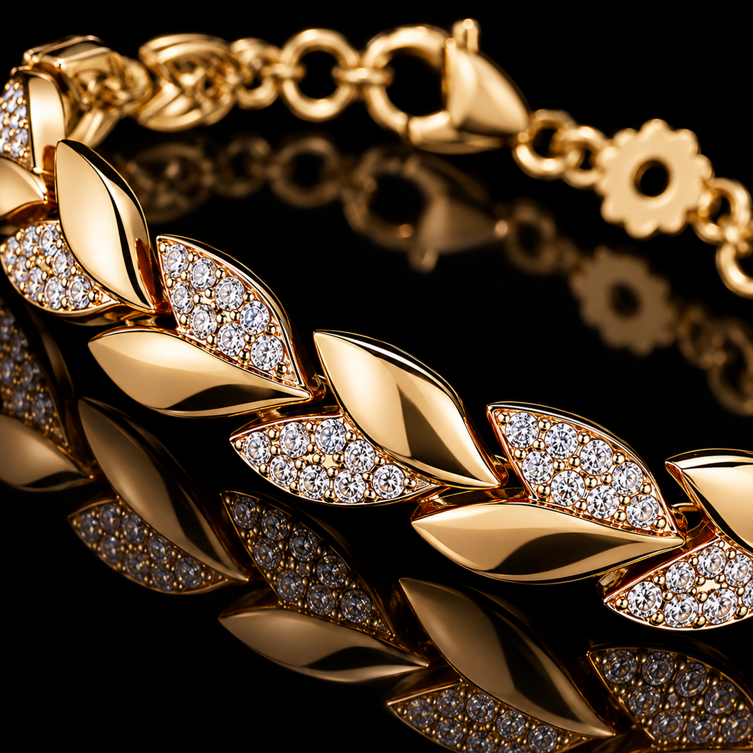 Crystal Laurel Bracelet