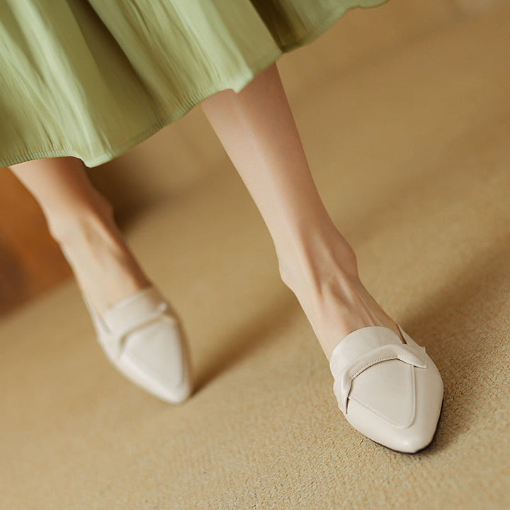 Amara Genuine Leather Mules