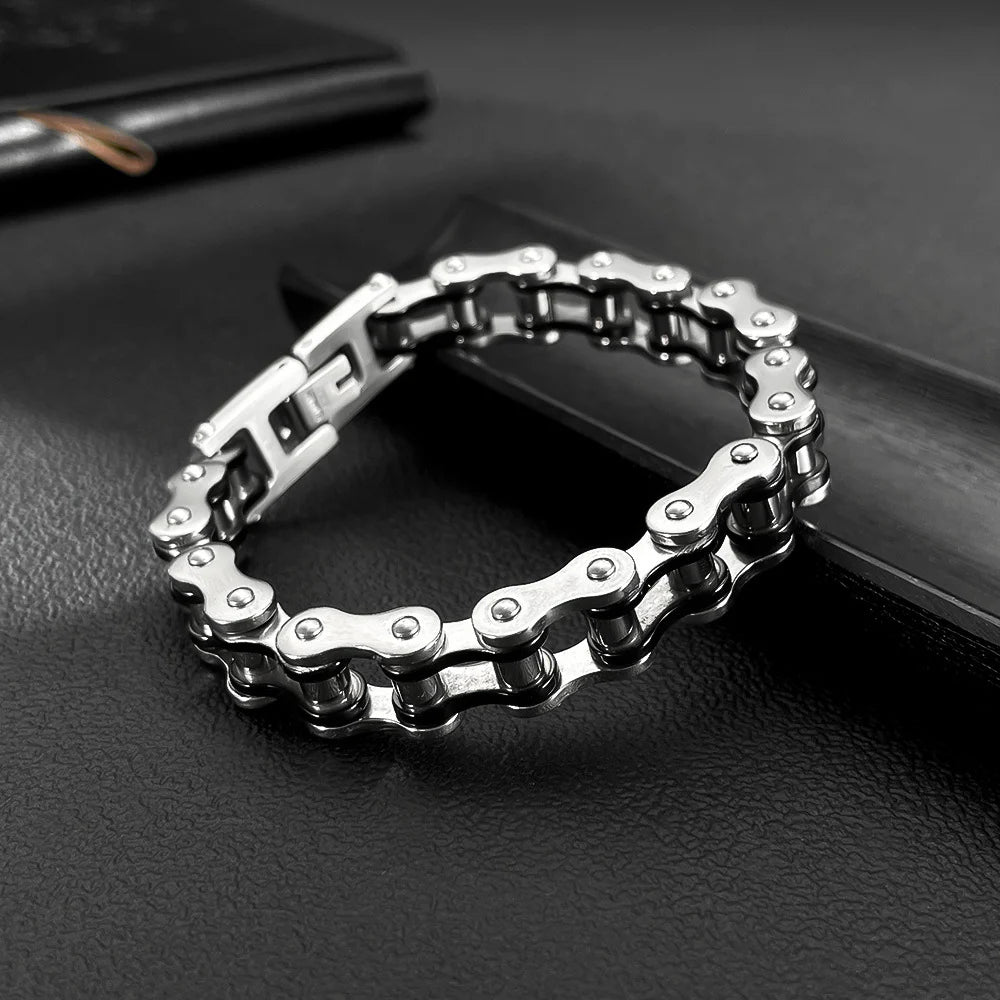 Obsidian Chainlink Bracelet