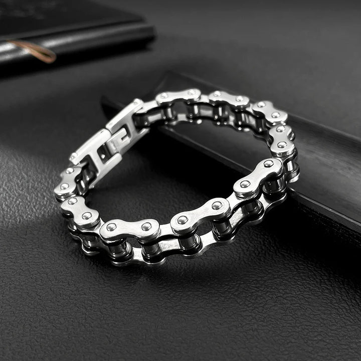 Obsidian Chainlink Bracelet
