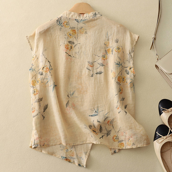 Alena Linen Blouse