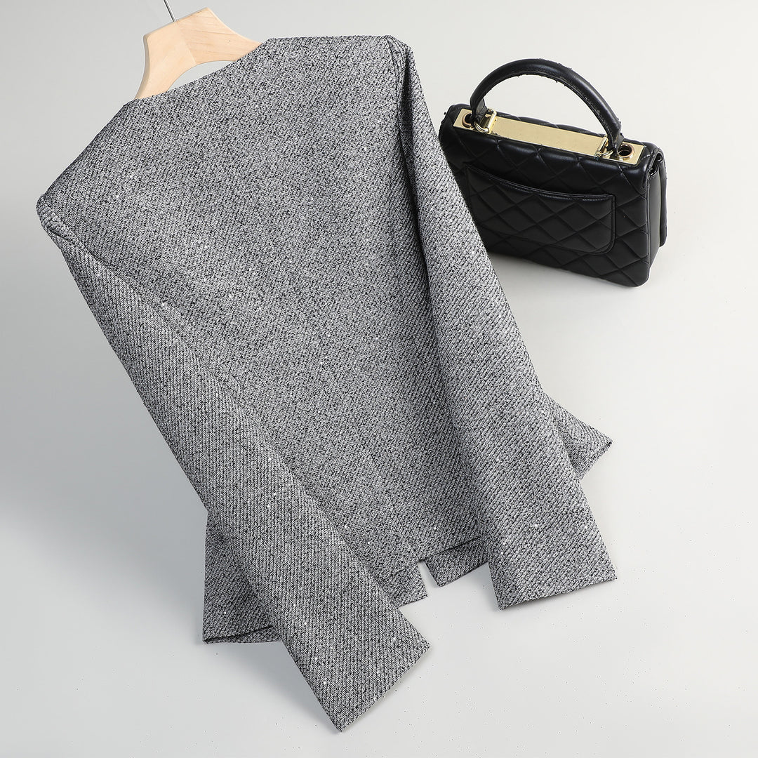 Rovena Pearl Button Blazer