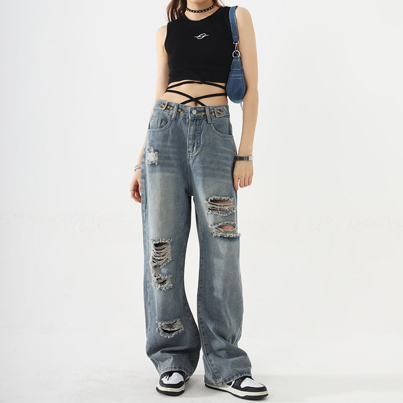 LUSH SUBWAY BAGGY JEANS
