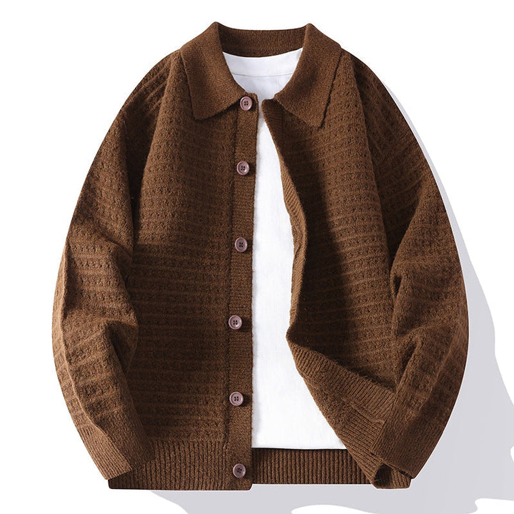 Marksen Waffle Knit Cardigan