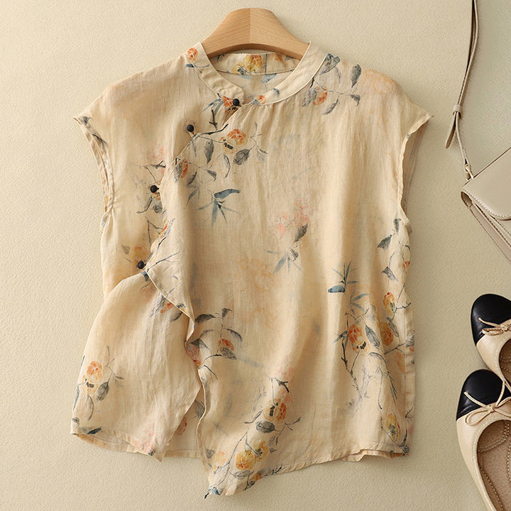 Alena Linen Blouse