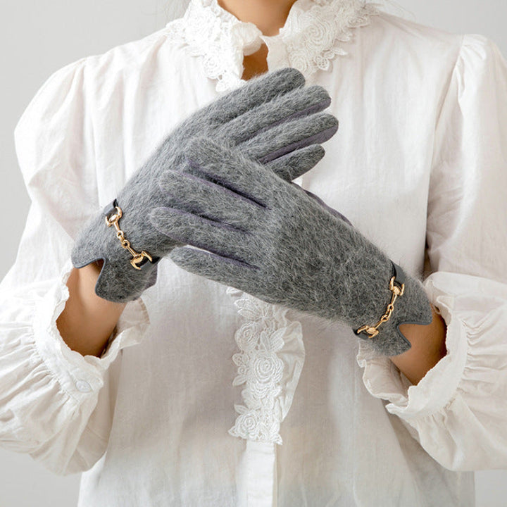 Siberian Aurora Fur Gloves