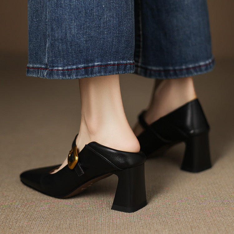 Roselyn Block Heels