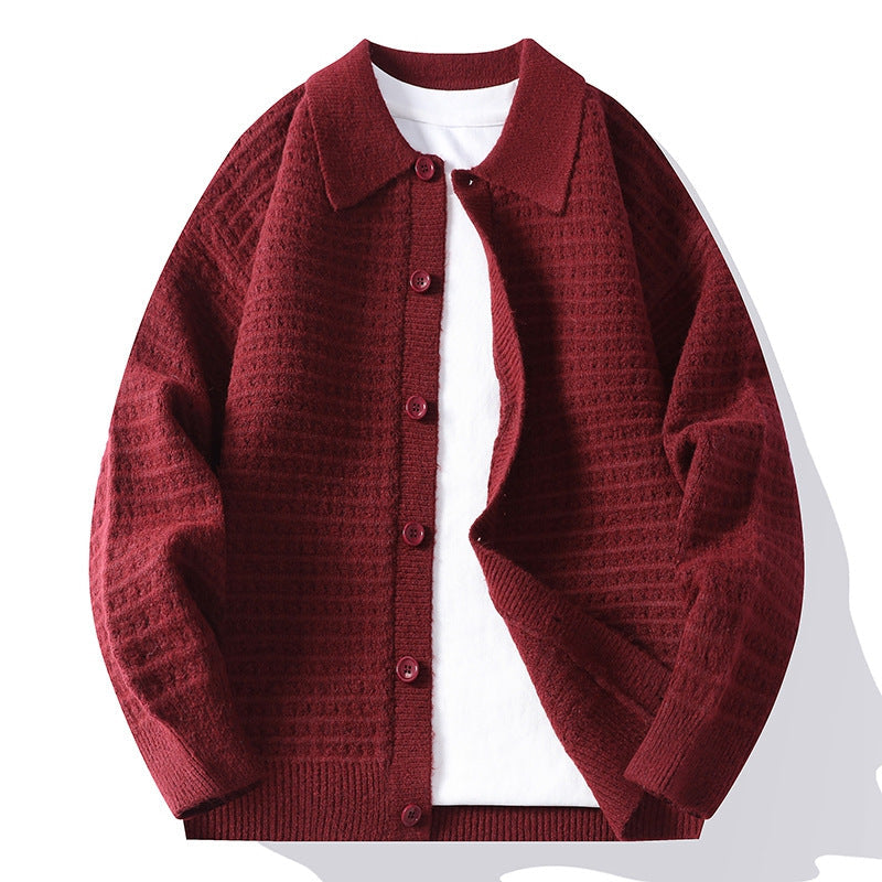 Marksen Waffle Knit Cardigan