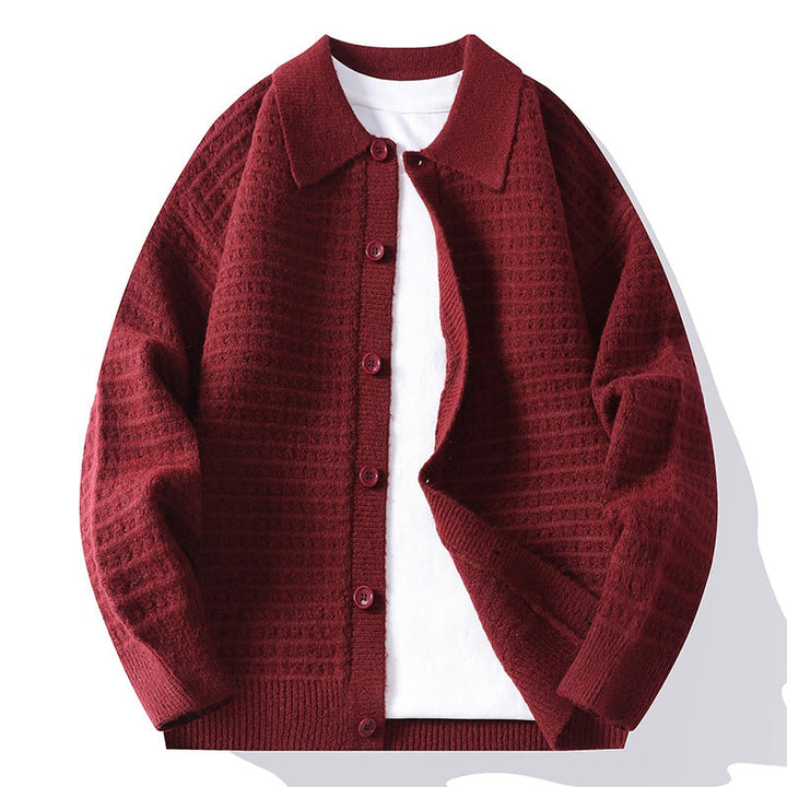 Marksen Waffle Knit Cardigan