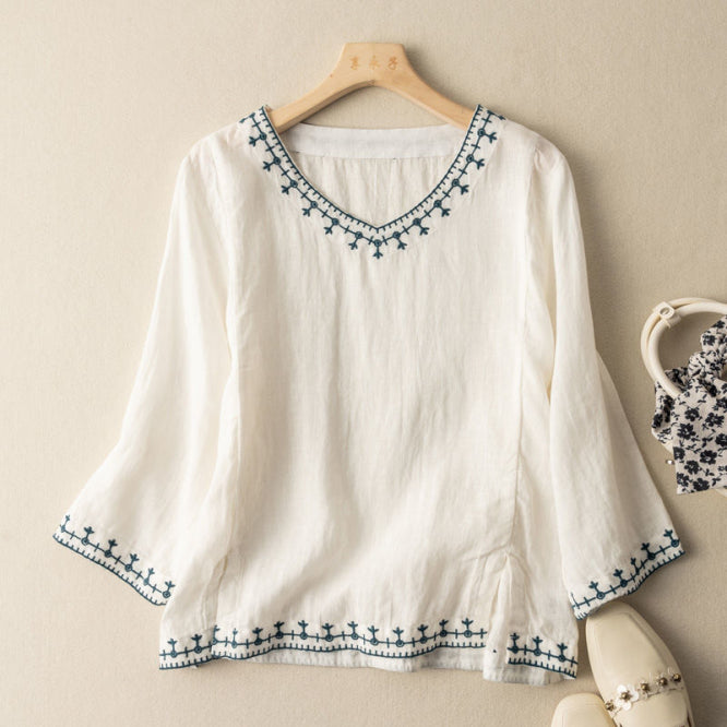 Soft Linen Blouse