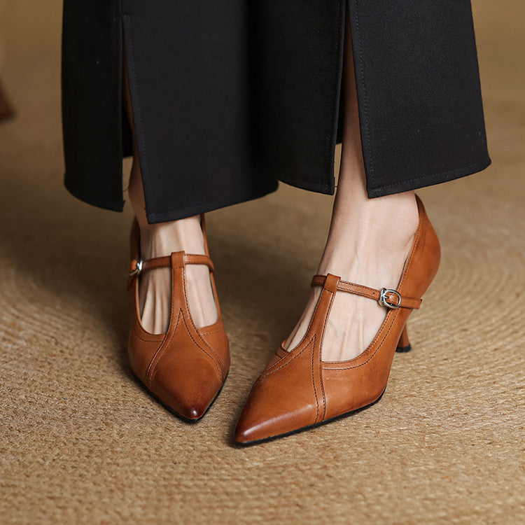 Verona Genuine Leather Heels
