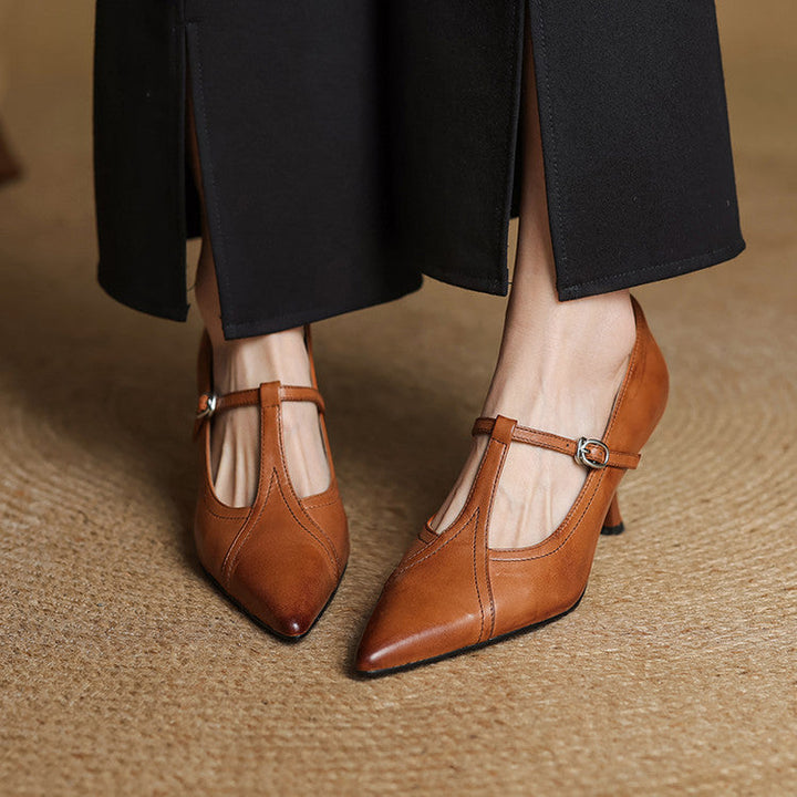 Verona Genuine Leather Heels
