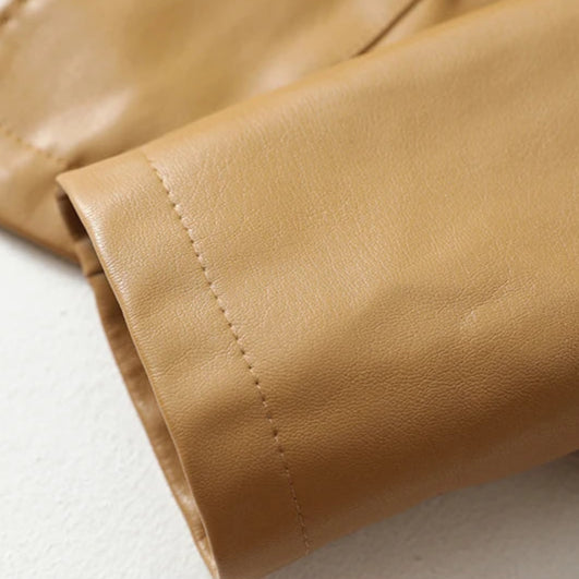 Rivera Lambskin Leather Blazer