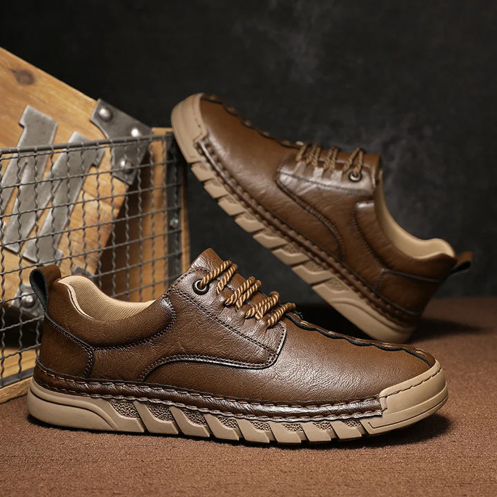 Bruke moc-toe Leather Shoes