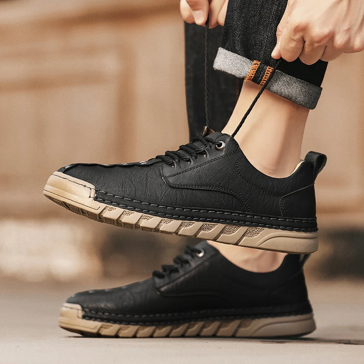 Bruke moc-toe Leather Shoes