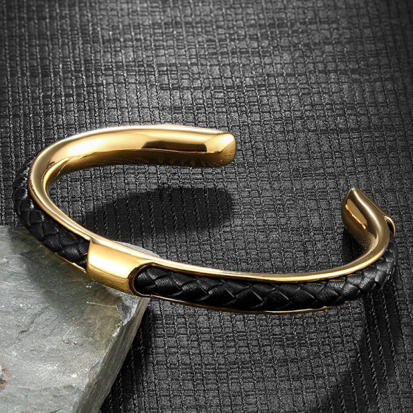 Maverick Leather Cuff Bracelet