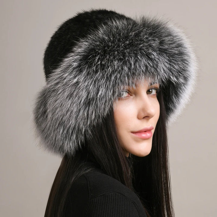 Siberian Knitted Mink Fur Hat