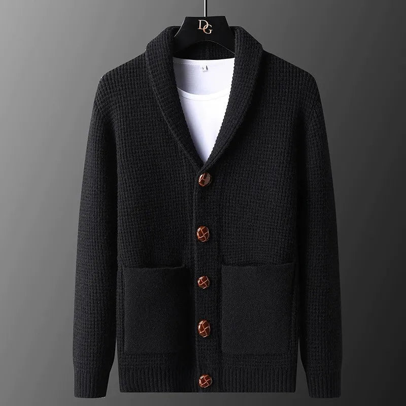 Marcel Waffle Knit Cardigan