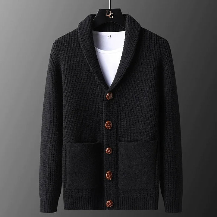 Marcel Waffle Knit Cardigan