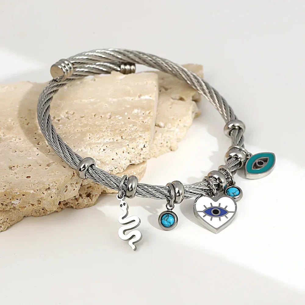 Evil Eye Charm Bracelet