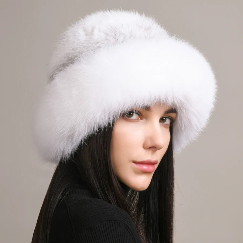 Siberian Knitted Mink Fur Hat