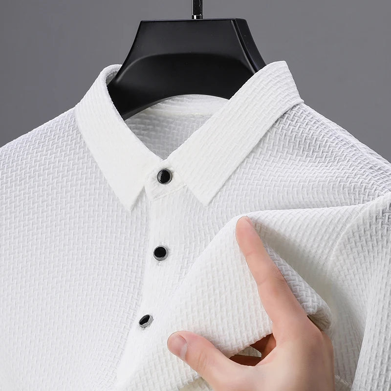 Mulberry Silk Polo T-shirt