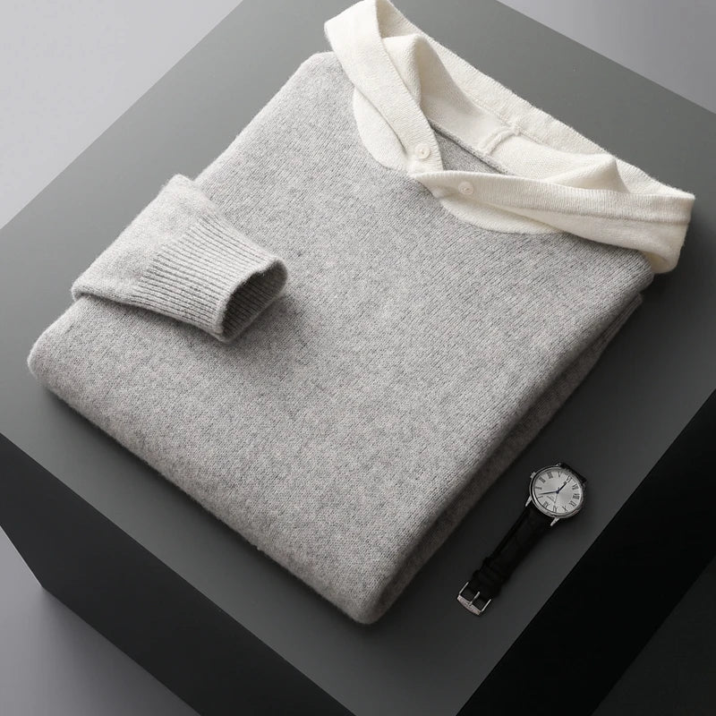 ALPACA/MERINO WOOL HOODIE