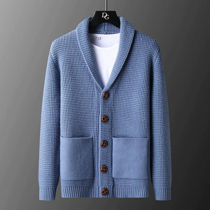 Marcel Waffle Knit Cardigan