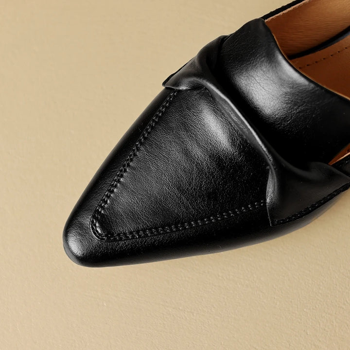 Mersia Genuine Leather Mules