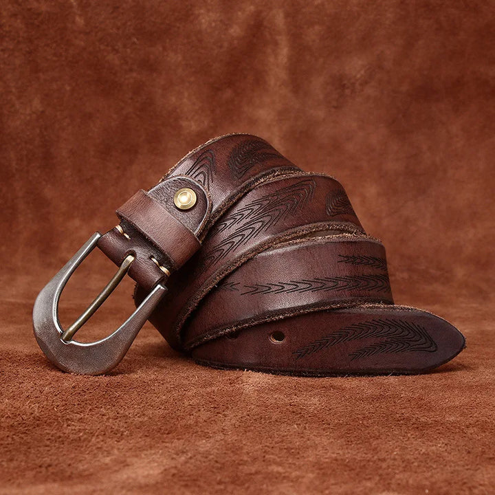 Carvatti Vintage Inspired Leather Belt