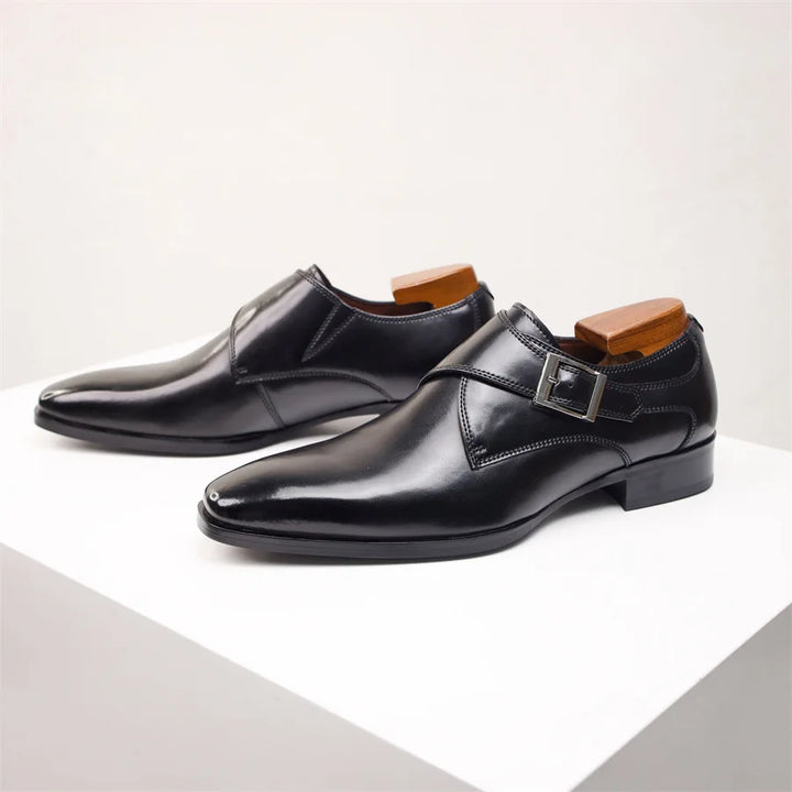 Devon Monk Strap Leather Shoes