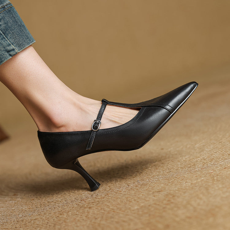 Verona Genuine Leather Heels