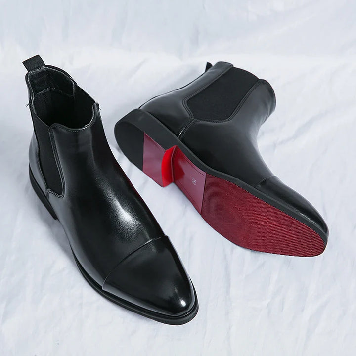 Crevette Chelsea Leather Boots