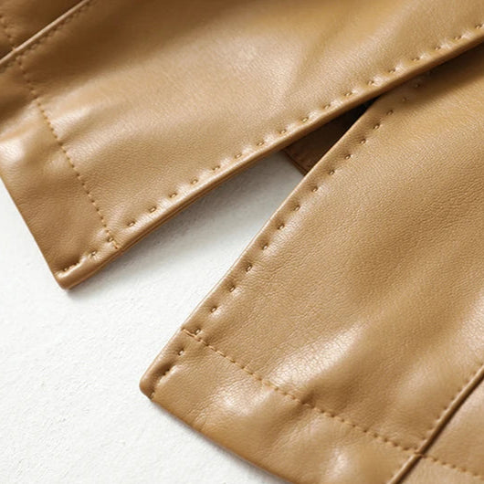 Rivera Lambskin Leather Blazer