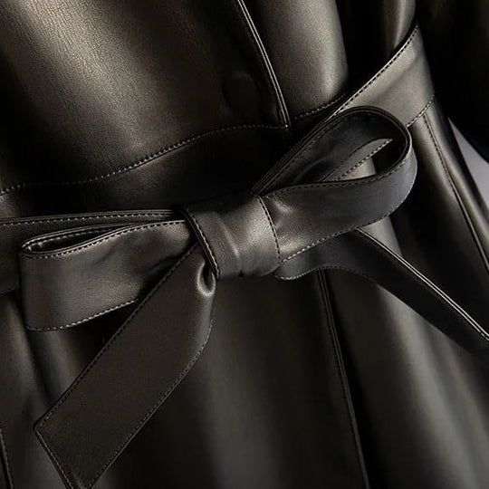 Rayanna Leather Blazer Dress