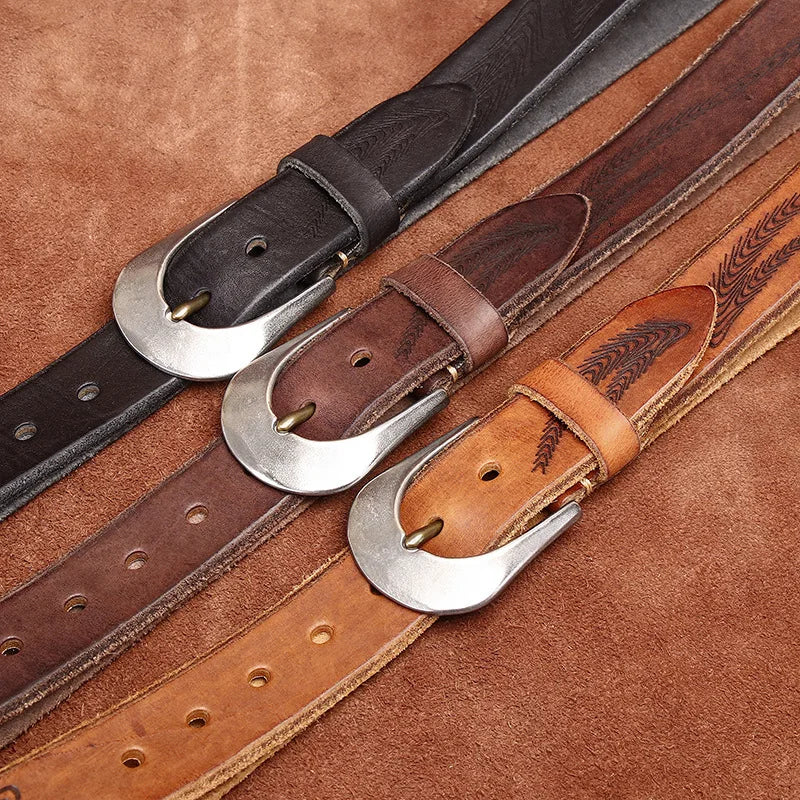 Carvatti Vintage Inspired Leather Belt